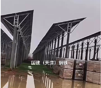 2022年5月我司光伏支架產(chǎn)品中標(biāo)河清攤項(xiàng)目