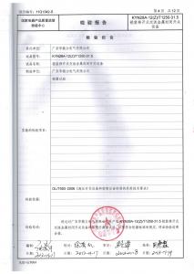 產(chǎn)品檢驗(yàn)報(bào)告