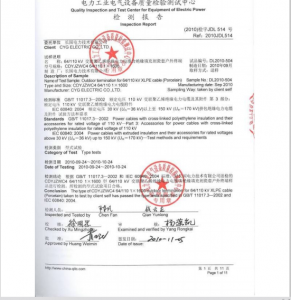 產(chǎn)品檢驗(yàn)報(bào)告