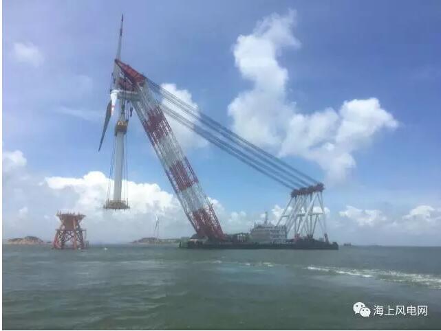 2017年8月7日，繼6月11日完成明陽風(fēng)機整體安裝后，由三航新能源、三航二公司組成的中交三航局聯(lián)合項目部，在珠海桂山海上風(fēng)電場示范項目，成功將聯(lián)合動力風(fēng)機吊裝于24號機位。在同一風(fēng)電場完成不同型式風(fēng)機整體安裝，突顯了中交三航局先進的風(fēng)機安裝技術(shù)和強大的風(fēng)機安裝實力