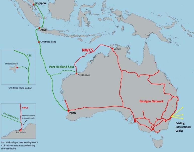 新加坡VocusCommunications公司日前宣布，連接新加坡和澳大利亞的ASC海底光纜系統(tǒng)主體部分建設(shè)提前完成，預(yù)計(jì)于2018年7月投入使用。Vocus表示，按照原計(jì)劃，ASC海底光纜系統(tǒng)將于明年9月
