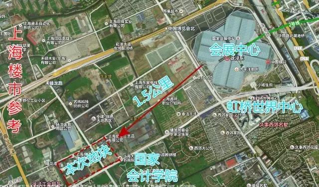 9月5日，上海虹橋商務(wù)區(qū)1幅巨型商住辦綜合地塊通過招標(biāo)掛牌復(fù)合方式出讓，中國核建全資子公司中核房地產(chǎn)開發(fā)有限公司奪魁，總價29.5億元，將打造核產(chǎn)業(yè)國際合作科創(chuàng)園！地塊距離國家會展中心僅幾個路口，東至蟠祥路，南至盈港東路，西至蟠龍港，北至徐民路，規(guī)劃地上建筑面積高達30萬O，其中14萬O為辦公物業(yè)（自持50%）、6萬O為商場&酒店（自持80%）、10萬O為住宅（自持25%+5%保障房）。根據(jù)出讓預(yù)合同，項目將建設(shè)并自持核行業(yè)文化展示館、核行業(yè)國際培訓(xùn)中心；出讓評分表中鼓勵將集團控股的上市公司總部落