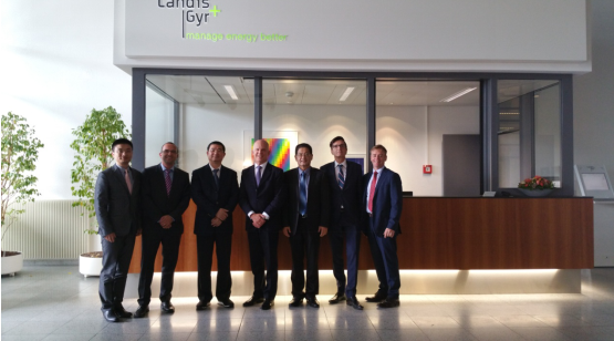 近日，林洋集團(tuán)總裁、林洋能源董事長陸永華先生應(yīng)蘭吉爾集團(tuán)公司CEO昂巴克先生的邀請，出訪了蘭吉爾瑞士總部楚格。公司副總經(jīng)理朱德省先生及營銷總監(jiān)俞輝先生陪同出訪