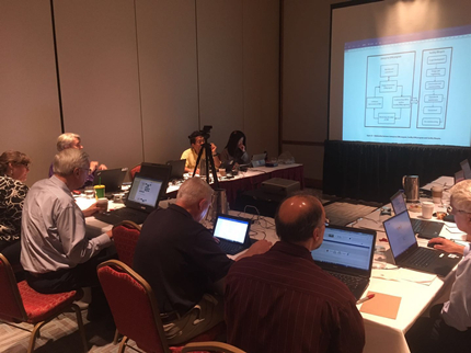 　　2017年11月6～10日，IEC/SC65E/WG10(智能設備管理)工作組會議在美國休斯頓召開，來自美國、中國、加拿大、荷蘭、英國、日本等國的17名專家出席會議，儀綜所標準與檢測中心王成城工程師參加了此次會議。  圖片來源儀綜所 　　WG10工作組主要開展智能設備管理系列國際標準的制定工作，該系列標準旨在基于風險、成本、生產性能等KPI(關鍵性能指標)的共同概念和術語，通過對設備管理工作的標準化來更有效的使用智能設備