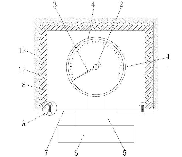 　　創(chuàng)意無極限，儀表大發(fā)明。今天為大家介紹一項國家發(fā)明授權(quán)專利——一種防強腐隔膜壓力表