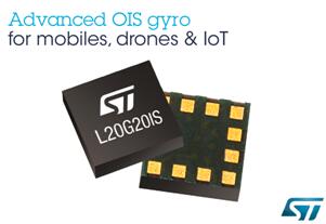 
            	　　據(jù)麥姆斯咨詢報(bào)道，STMicroelectronics（意法半導(dǎo)體）近日發(fā)布了新款微型雙軸MEMS陀螺儀L20G20IS，憑借更小的尺寸、更高的性能和先進(jìn)的抗振性能，能夠獲得尺寸更小、更薄的攝像頭模組，帶來(lái)更清晰銳利的穩(wěn)定成像，并為新一代智能手持設(shè)備騰出更多的設(shè)計(jì)空間?！　∽鳛橐夥ò雽?dǎo)體高度集成光學(xué)圖像穩(wěn)定器件家族的最新成員，L20G20IS的尺寸僅為2.0mmx2.0mmx0.7mm，相比上一代產(chǎn)品L2G2IS（2.3mmx2.3mm）釋放了1.29mm2的電路板空間，能