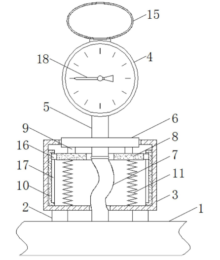 　　創(chuàng)意無極限，儀表大發(fā)明。今天為大家介紹一項國家發(fā)明授權專利——一種節(jié)流防震防沖擊壓力表