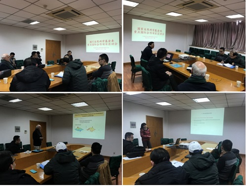 　　1月10日，由智能所雙豐研究員主持申請的基金委重點國際(地區(qū))合作研究項目“可在線分析控制機理的激光整形量子控制平臺”召開啟動會。項目境外合作方美國普林斯頓大學(xué)Herschel Rabitz教授，國內(nèi)合作方華東師范大學(xué)孫真榮副校長指定的代表張詩按研究員，中科大叢爽教授參加了此次啟動會