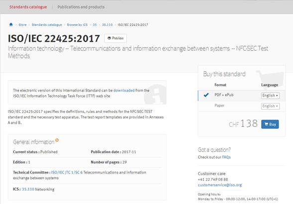 　　日前，由WAPI產(chǎn)業(yè)聯(lián)盟牽頭組織、自主研發(fā)的近場(chǎng)通信安全測(cè)試技術(shù)(以下簡(jiǎn)稱：NEAU-TEST)正式發(fā)布成為國(guó)際標(biāo)準(zhǔn)化組織/國(guó)際電工委員會(huì)(ISO/IEC)國(guó)際標(biāo)準(zhǔn)，標(biāo)準(zhǔn)號(hào)為：ISO/IEC 22425:2017。這是中國(guó)自主研發(fā)的物聯(lián)網(wǎng)關(guān)鍵共性安全核心技術(shù)再次“走出去”，和2016年發(fā)布的兩項(xiàng)近場(chǎng)通信安全(NEAU)技術(shù)國(guó)際標(biāo)準(zhǔn)，共同構(gòu)成了近場(chǎng)通信安全國(guó)際標(biāo)準(zhǔn)體系，填補(bǔ)了國(guó)際近場(chǎng)通信(NFC)安全技術(shù)標(biāo)準(zhǔn)領(lǐng)域的空白