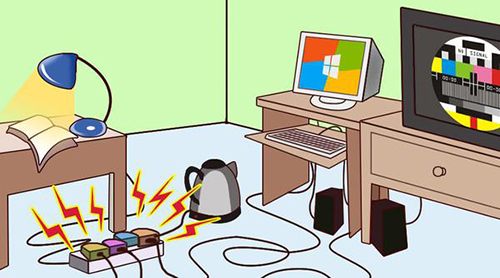 
            	隨著科技的發(fā)展和人們生活水平的提高，家庭中各色電器越來越多，而這些電器已成為每個家庭必不可少的親密伙伴。但是，家電給人們生活帶來便利的同時，如果使用不當(dāng)，很可能變?yōu)椤半[形殺手”，成為無處不在的安全隱患