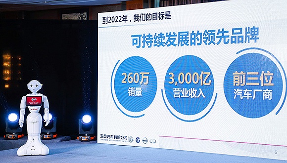 
                
	
                    
	近日，東風(fēng)汽車有限公司總裁關(guān)潤（Jun Seki）公布了名為“東風(fēng)有限 TRIPLE ONE”的新中期事業(yè)計(jì)劃，公司計(jì)劃在2022年將整體銷量提升至260萬輛，將銷售收入拉高至3,000億元人民幣。

	

	從豪華品牌英菲尼迪到家用品牌日產(chǎn)、啟辰，再到輕型商用車細(xì)分市場，東風(fēng)有限計(jì)劃引入40多款車型來支持增長，包含20款電氣化車型；東風(fēng)日產(chǎn)投放15款新車型，經(jīng)銷商數(shù)量從750家擴(kuò)展至1000家，力