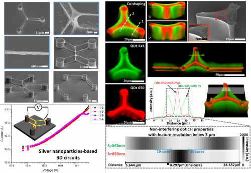 　　隨著信息技術(shù)的發(fā)展，傳統(tǒng)集成電路的集成度和生產(chǎn)工藝均面臨巨大挑戰(zhàn)。近年來(lái)，三維微納米結(jié)構(gòu)的組裝研究備受關(guān)注