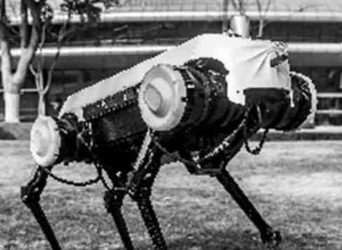 
            	近日，浙江大學(xué)的機器人研發(fā)團隊發(fā)布了“絕影”四足機器人。該機器人身長1米，四足站立時60厘米高，重70千克，載重可達(dá)到20公斤，行走速度為每小時6公里，續(xù)航時間2小時