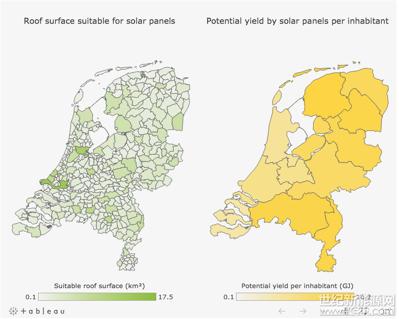 根據(jù)對公開數(shù)據(jù)的分析，德勤預(yù)計，盡管處于多云和多雨的氣候，安裝在荷蘭每個合適屋頂表面的太陽能電池板可能會滿足目前荷蘭電力需求的一半。



德勤認(rèn)為，荷蘭全國屋頂表面面積達(dá)892平方公里，具備安裝太陽能電池板的潛力，相當(dāng)于125,004個足球場