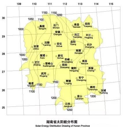                                         
	　　湖南省位于江南，屬于長江中游地區(qū)，地處東經(jīng)108°47′～114°15′。湖南省轄長沙、株洲、湘潭、衡陽、邵陽、岳陽、張家界、益陽、常德、婁底、郴州、永州、湘西、懷化14個地級市，本篇文章投融君就來帶大家測算一下這14個地級市的光伏項目投資收益，主要分析的三種項目類型包含地面電站、屋頂全額上網(wǎng)電站和屋頂自發(fā)自用電站