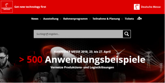 
	2018年4月23日-27日，一年一度的漢諾威工業(yè)博覽會(huì)將在德國(guó)開幕。作為當(dāng)今世界上規(guī)模最大的國(guó)際工業(yè)盛會(huì)，每一年的漢諾威工業(yè)博覽會(huì)都吸引了大批全球頂級(jí)企業(yè)參展，它不僅會(huì)展示全球最前沿的新產(chǎn)品、新技術(shù)，更在深度探尋挖掘這些新產(chǎn)品、新技術(shù)誕生背后的工業(yè)模式和制造理念