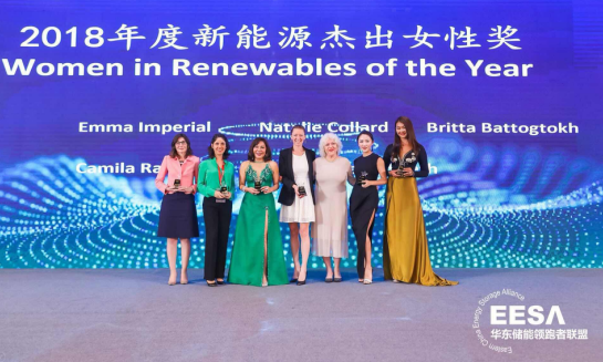 2018年7月2日－4日，以“儲(chǔ)能，光伏行業(yè)的未來(lái)”為主題的2018中國(guó)國(guó)際光儲(chǔ)充大會(huì)在上海如期順利舉行。在此次大會(huì)的頒獎(jiǎng)會(huì)議上，聯(lián)盛新能源集團(tuán)董事長(zhǎng)何旖莎摘得2018年度新能源杰出女性獎(jiǎng)