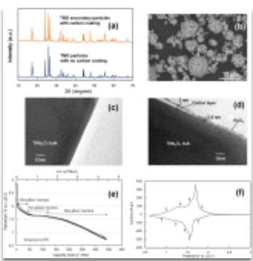 
	中國儲能網(wǎng)訊：據(jù)外媒報道，日本東芝旗下位于川崎的企業(yè)研發(fā)中心已研發(fā)了一款高密度的TiNb2O7（HD-TNO）復(fù)合電極，該電極由微型TNO球形次生顆粒物組成，該顆粒物表面有一層碳涂層。據(jù)稱，該陽極的性能十分出色、使用壽命長、電池容量大，是LTO復(fù)合物陽極性能表現(xiàn)的兩倍多