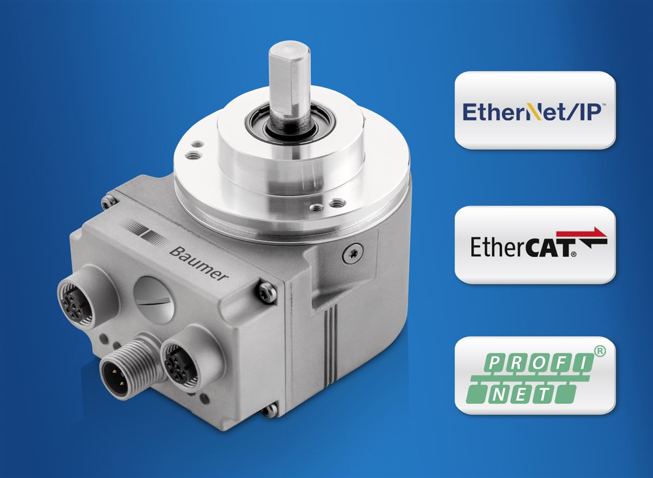 　　【中國(guó)儀表網(wǎng) 儀表新品】從PROFINET、EtherCAT到EtherNet/IP，堡盟EAL580絕對(duì)值編碼器提供多種實(shí)時(shí)以太網(wǎng)接口。極為緊湊的EAL580編碼器采用了最新的通信協(xié)議、短外殼設(shè)計(jì)以及徑向連接技術(shù)，安裝深度僅47mm，因而在設(shè)備工程和機(jī)械工程領(lǐng)域脫穎而出