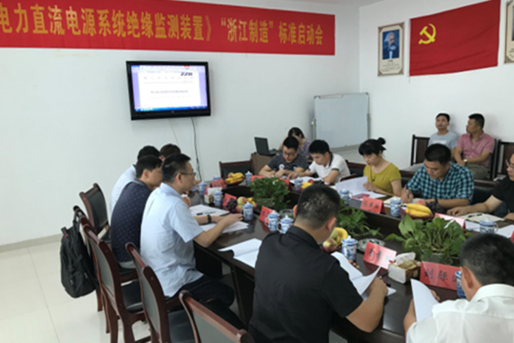 　　【中國儀表網(wǎng) 儀表會議】近日，由浙江省計量科學研究院牽頭起草的《電力直流電源系統(tǒng)絕緣監(jiān)測裝置》“浙江制造”標準制定啟動會召開。  　　直流電源系統(tǒng)絕緣監(jiān)測裝置是監(jiān)測直流電源系統(tǒng)絕緣狀況的重要設備，該標準的制定將提升浙江省直流電源系統(tǒng)絕緣監(jiān)測裝置的制造能力和水平，為相關(guān)國家、行業(yè)標準的制定提供技術(shù)依據(jù)，保障電力安全生產(chǎn)