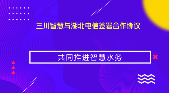 　　【中國儀表網 儀表企業(yè)】8月21日，三川智慧與湖北電信公司在湖北武漢簽訂戰(zhàn)略合作協(xié)議，三川智慧、湖北省電信政企客戶事業(yè)部虞風華總經理代表雙方在合作協(xié)議上簽字。  　　三川智慧是目前國內規(guī)模最大的水表企業(yè)之一，并在國內首先規(guī)模商用NB-IoT物聯(lián)網水表
