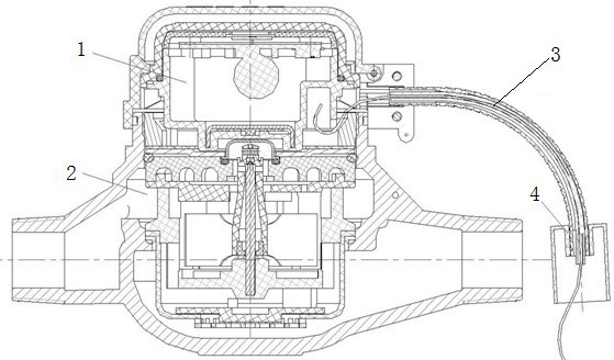 　　【中國儀表網(wǎng) 儀表專利】創(chuàng)意無極限，儀表大發(fā)明。今天為大家介紹一項國家發(fā)明授權專利——機械傳感器式電子水表