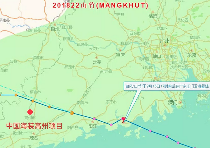                        2014年7月18日，中國(guó)海裝在廣東徐聞和安風(fēng)場(chǎng)25臺(tái)海裝造2MW機(jī)組經(jīng)受住17級(jí)超強(qiáng)臺(tái)風(fēng)‘威馬遜’考驗(yàn)； 2014年9月22日浙江檀頭山30臺(tái)海裝H52-850KW機(jī)組經(jīng)受住12級(jí)超強(qiáng)臺(tái)風(fēng)‘鳳凰’的考驗(yàn)； 2015年10月14級(jí)臺(tái)風(fēng)“彩虹”再次襲擊廣東徐聞和安風(fēng)場(chǎng)，海裝風(fēng)電機(jī)組在臺(tái)風(fēng)期間安然無(wú)恙； 2018年7月11日，興化灣海上風(fēng)電場(chǎng)2臺(tái)H128-5MW機(jī)組通過(guò)14級(jí)臺(tái)風(fēng)‘瑪莉亞’考驗(yàn)”； 9月16日，今年第22號(hào)超