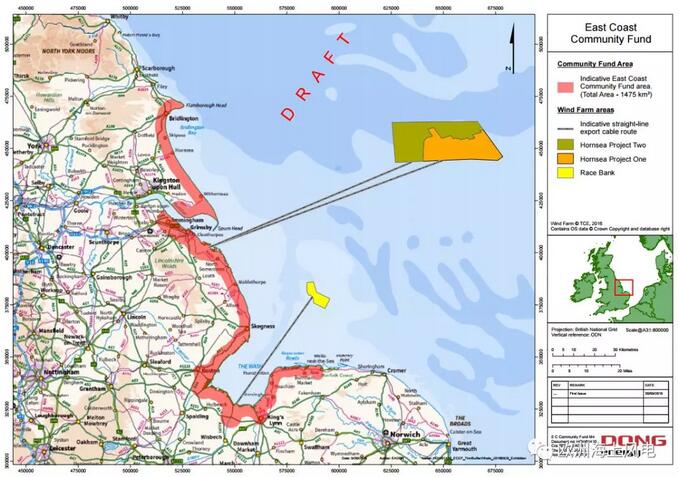 　　最近一則關(guān)于海上風(fēng)電開(kāi)發(fā)商Ørsted設(shè)立基金的消息引起了小編的注意，并聯(lián)想到國(guó)內(nèi)的“競(jìng)價(jià)上網(wǎng)”政策，對(duì)風(fēng)電開(kāi)發(fā)與當(dāng)?shù)鼐用竦年P(guān)系有了一些思考。
　　Ørsted設(shè)立東部海岸社區(qū)基金
　　目前，Ørsted集團(tuán)正在英國(guó)約克郡、林肯郡和北諾?？说貐^(qū)所屬的海域建設(shè)裝機(jī)容量573MW的RaceBank海上風(fēng)場(chǎng)，同時(shí)開(kāi)發(fā)裝機(jī)容量1200MW的Hornsea Project One風(fēng)場(chǎng)