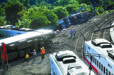 
	
                    
	【電纜網(wǎng)訊】據(jù)臺(tái)灣“東森新聞云”報(bào)道，臺(tái)鐵普悠瑪號(hào)6432次21日下午4時(shí)許行經(jīng)宜蘭縣蘇澳新馬車(chē)站時(shí)突然發(fā)生翻覆意外，造成18人不幸罹難，以及180多人受傷。普悠瑪列車(chē)的制造商日本車(chē)輛制造株式會(huì)社（Nippon Sharyo）股價(jià)今日開(kāi)盤(pán)后跟著重挫，跌幅逾6%